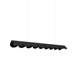 Lampa wisząca BISCUIT 100 czarna LED 3000K nad stół do salonu