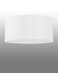 Plafon sufitowy Otto 50 biały nowoczesny okrągły do salonu, sypialni lub kuchni