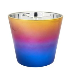 Świeca zapachowa opalizująca Intesi do salonu i sypialni w szkle nowoczesna multikolor