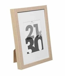 Drewniana ramka na zdjęcia 21x30 Wood Atmosphera stojąca nowoczesna na komodę