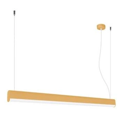 Lampa wisząca FARGE złota LED nowoczesna regulowana nad stół lub wyspę 120 cm