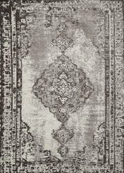 Dywan do salonu Altay Silver 160x230 szary retro łatwoczyszczący antypoślizgowy Carpet Decor
