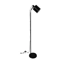 Lampa stojąca do salonu Zana czarna nowoczesna metalowa CANDELLUX minimalistyczna 166 cm
