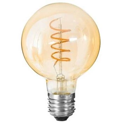 Atmosphera żarówka LED E27 Globe G95 bursztynowa dekoracyjna vintage do salonu
