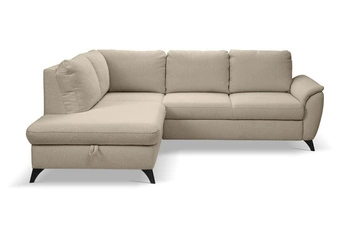 Narożnik Nevada z funkcją spania lewy beżowy Loop 8 GR3