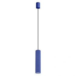 Lampa wisząca LED IVAR 1 ultramaryna tuba do salonu i kuchni