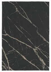 Dywan nowoczesny Pietra Black 160x230 do salonu, łatwy w czyszczeniu, antypoślizgowy, glamour