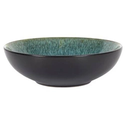 Talerz głęboki do zupy Elia 18,5 cm zielony nowoczesny ceramiczny Intesi do jadalni