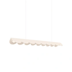 Lampa wisząca BISCUIT 100 beżowa LED nad stół do salonu 4000K