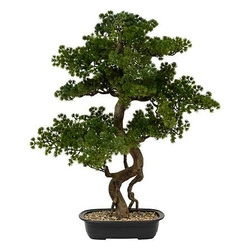 Sztuczne drzewko Bonsai 86cm Atmosphera jak prawdziwe w czarnej donicy do salonu