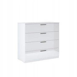 Komoda Holly biała z szufladami 100 cm nowoczesna komoda do salonu Intesi