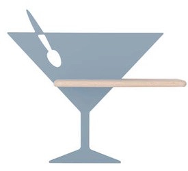 Kinkiet ścienny LED Piccolo niebieski nowoczesny do pokoju dziecięcego i młodzieżowego