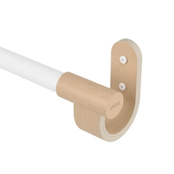 Karnisz Bellwood 107-305 cm               naturalny/biały outlet