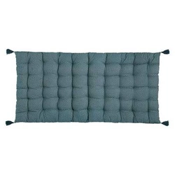 Poduszka podłogowa Otto boho dekoracyjna do salonu i sypialni 60x120 cm niebieska