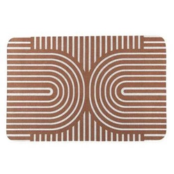 Dywan nowoczesny Arlla 40x60 czerwony do przedpokoju i sypialni, prostokątny, pranie w pralce