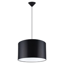 Lampa wisząca NOVA 40 czarna regulowana do salonu i jadalni minimalistyczna sufitowa
