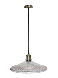 Lampa wisząca Chester szklana transparentna nad stół do jadalni styl skandynawski 21 cm