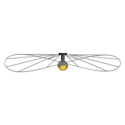 Kinkiet ścienny ESKOLA 140 czarny nowoczesny metalowy do salonu i sypialni Thoro