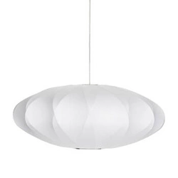 Lampa wisząca SILK X-shape biała 60 cm nowoczesna do salonu i jadalni Step into Design