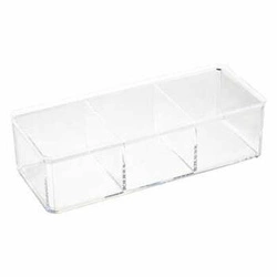 Pudełko na waciki Selena 3 przegródki