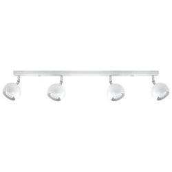 Plafon sufitowy biały Oculare 4L Sollux nowoczesny metalowy do salonu i kuchni 80cm