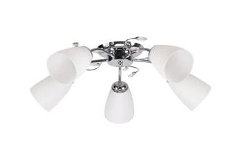 Lampa sufitowa Ursella biała 5-punktowa klasyczna do salonu, sypialni, kuchni i jadalni