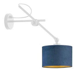 Kinkiet ścienny HAMILTON VELUR nowoczesny morski welurowy do sypialni i salonu Lysne