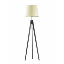 Lampa podłogowa ARUBA abażur ecru stelaż popielaty
