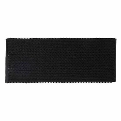 Dywanik łazienkowy bawełniany czarny 50x120 cm Colors 5five simply smart miękki antypoślizgowy