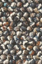 Dywan wełniany Marble granatowy 170x240 ręcznie tkany do salonu klasyczny łatwoczyszczący