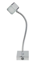 Kinkiet ścienny LED Forma chrom nowoczesny regulowany do czytania i sypialni CANDELLUX