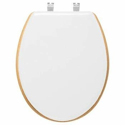 Deska sedesowa wolnoopadająca Modern biała z duroplastu do toalety nowoczesna