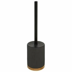 Szczotka do wc czarna Moder bambusowa nowoczesna stojąca do łazienki 5five