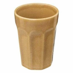 Kubek ceramiczny Roma 400 ml żółty nowoczesny do kawy i herbaty do kuchni