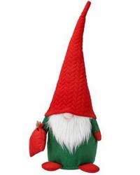 Skrzat siedzący zielono-czerwony