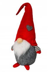 Skrzat Gnom z czerwoną czapką 40cm