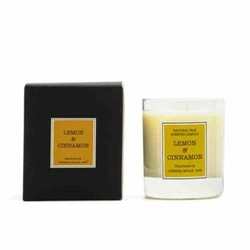 Świeca zapachowa sojowa Santiago Cereria Molla limonka cynamon 230g na prezent