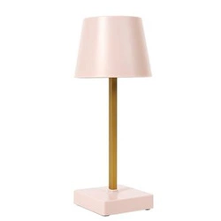 Lampka nocna LED Blanca Intesi nowoczesna różowa dotykowa ze ściemniaczem do sypialni