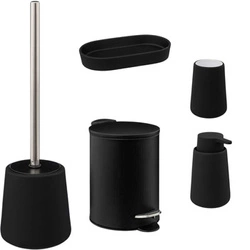 Zestaw akcesoriów łazienkowych Colors I czarny