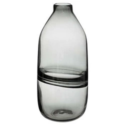 Wazon Line szklany 30cm dymiony