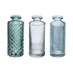 Zestaw trzech wazoników niebieski