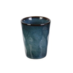Kubek do espresso ceramiczny Laguna niebieski 80ml Intesi – stylowy kubek do kawy na prezent
