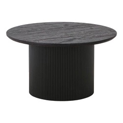 Stolik pomocniczy Boavista 80cm brązowy  ciemny