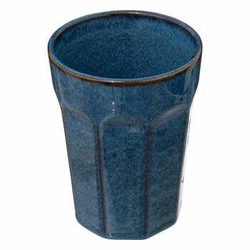Kubek ceramiczny Roma 400 ml niebieski nowoczesny do kawy i herbaty do kuchni