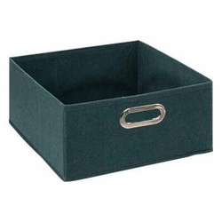Pudełko materiałowe do regału 31x15 cm morskie z metalowym uchwytem 5five simply smart