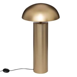Lampa podłogowa złota Champi Atmosphera glamour do salonu i sypialni metalowa 97 cm