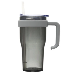 Kubek termiczny Mini Miami Intesi 600 ml nowoczesny szary do kawy i herbaty na wynos