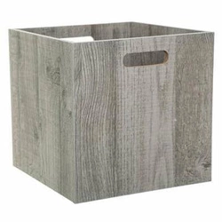Pudełko do regału 31x31 szare MDF nowoczesne 5five simply smart do salonu i biura