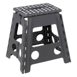 Stołek 1-stopniowy plastikowy 39 cm       szary