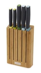 Bambusowy blok z 5 nożami, Elevate JJ